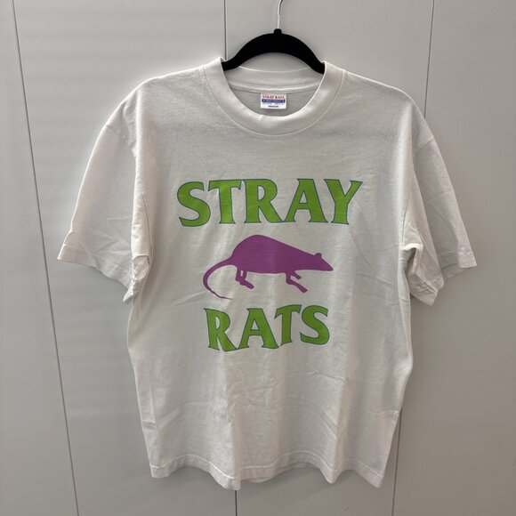 Stray Rats Punk Retro Rodent Logo Tee Size Medium ratgirl - Picture 1 of 7